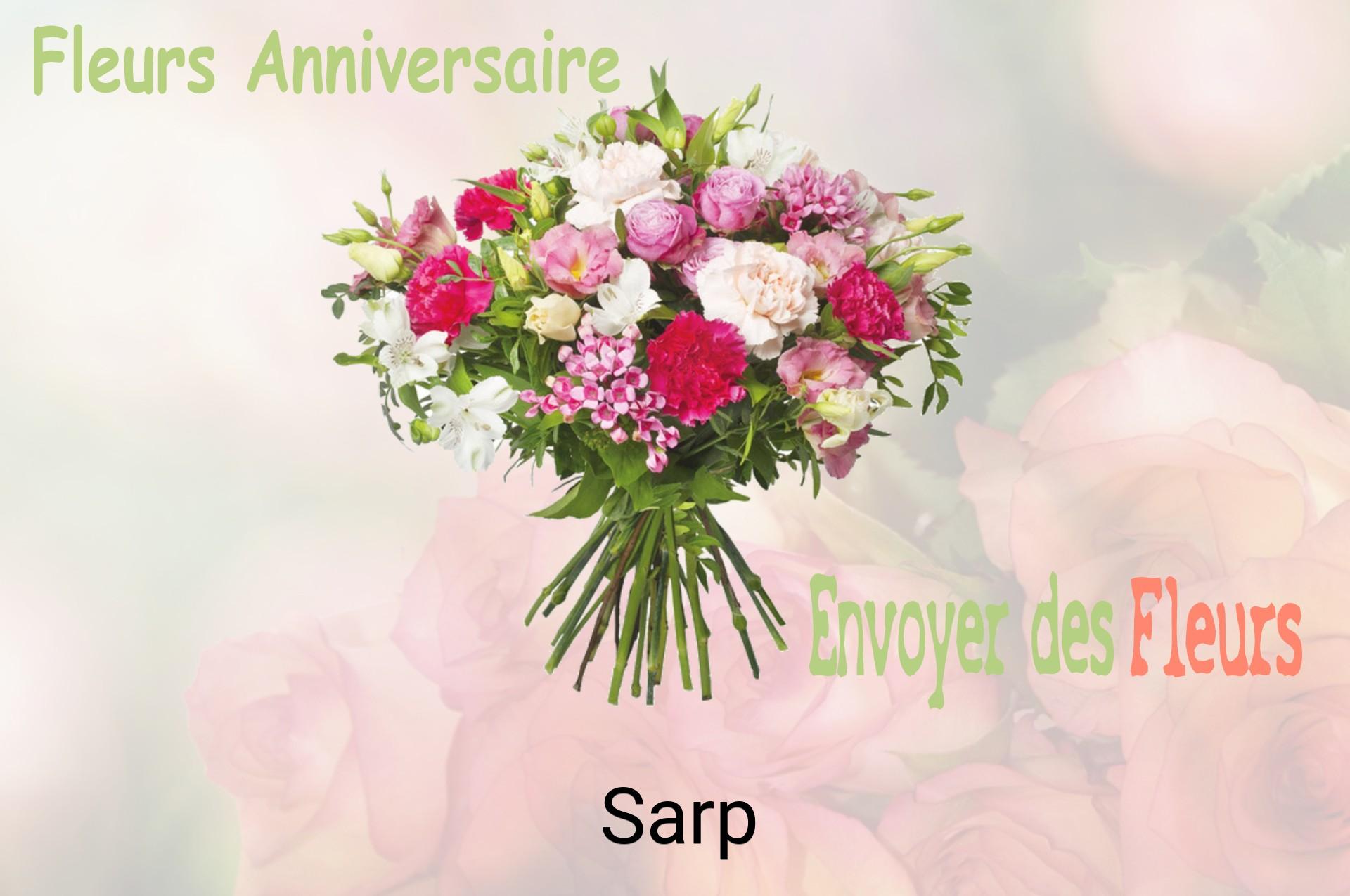 Bouquet de fleurs d’anniversaire livré à Sarp